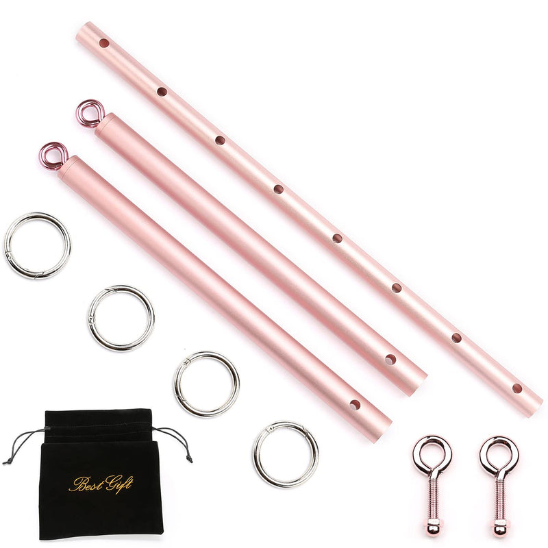 Rose Gold Adjustable Spreader Bar Set, EXREIZST Suitable for Sets Sports Training Fitness Gear Home Gyms