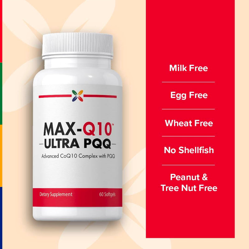 Stop Aging Now - Ultra CoQ10 Complex - 200mg - Antioxidant & Cardiovascular Support - Turmeric Root Extract - 60 Softgels