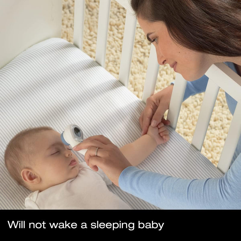 Braun No Touch and Forehead Thermometer - Touchless Thermometer for Adults, Babies, Toddlers and Kids, Color-Coded Fever Guidance, Fast, Reliable, and Accurate Results 1 Count (Pack of 1) No Touch & Forehead