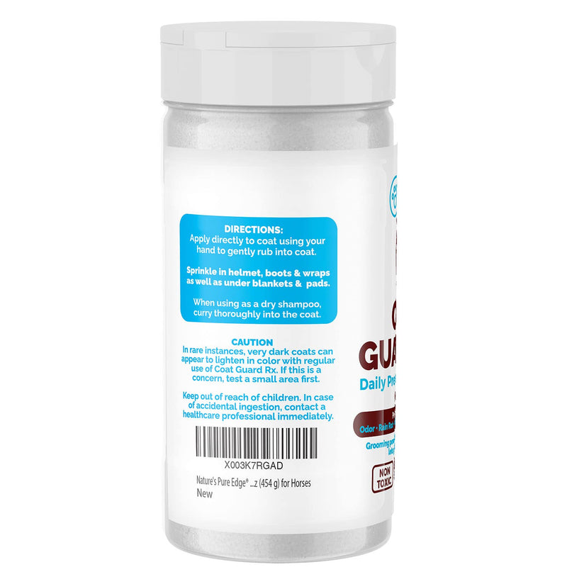 Coat Guard Rx™ Large 16 oz. Daily Preventative Powder for Horses - Coat and Skin treatment & Dry Shampoo for Horses. 16Oz - BeesActive Australia