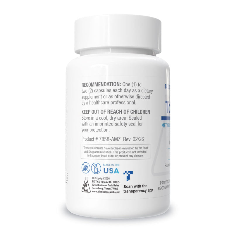 BIOTICS RESEARCH TolerAid – Designed and Clinically Tested by Dr. Mark Force, Supports Healthy Functioning of Liver Detoxification Pathways, Urea Cycle, Methylation. Vitamin E, Riboflavin 60 Capsules