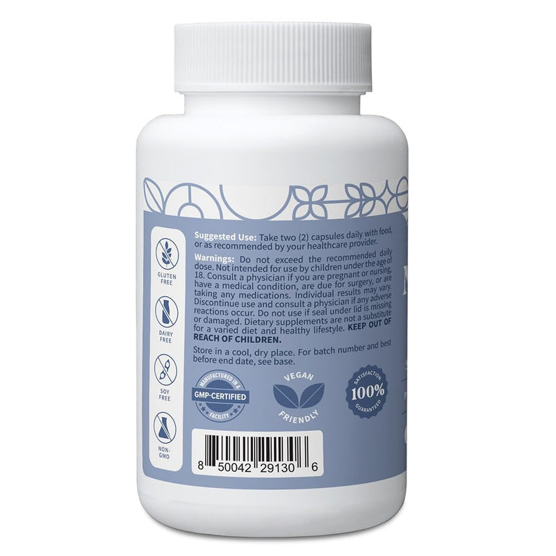 Pattern Wellness Magnesium Complex Supplement – 120 Vegan Capsules | Supports Muscle, Bone & Relaxation Health – with Zinc & Vitamin D – Daily Support Formula 60 Count (Pack of 2)