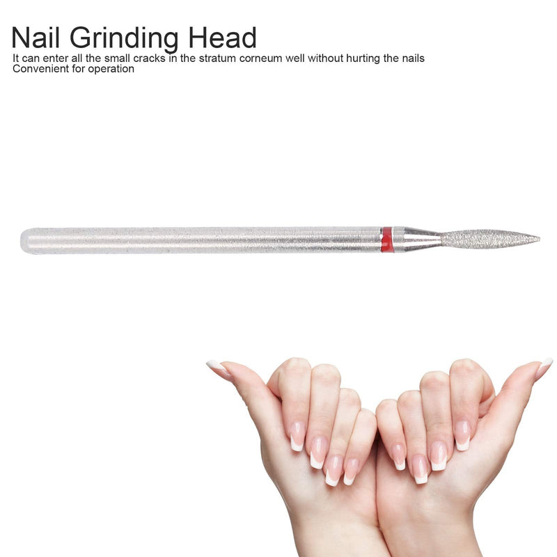Practical Nail Drill Bits, Nail Drill Bit Set, 50Pcs Nail Polishing Grind Head Replacement Accessory Manicure Tool For Nails Cuticle Clean Pedicure (F-1.8Mm)
