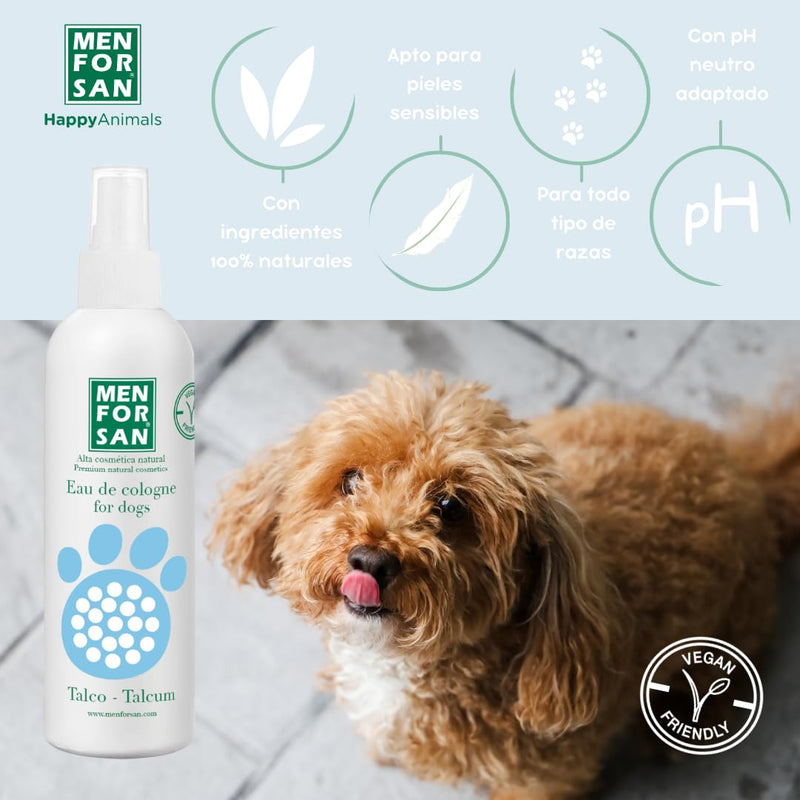 Parfum for domestic animals Menforsan Talc en powder (125 ml) 125 ml (pack of 1) - BeesActive Australia