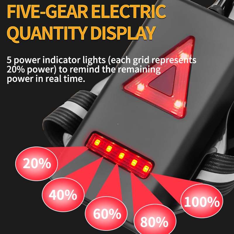 LED Reflective Vest Running Gear, Black Plastic Safety Vest with Headlight 5 Light 5 LED Light