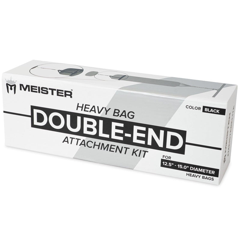 Meister Double-End Attachment Kit - Anchor Any Heavy Bag for Boxing & MMA Black Fits 12.5" - 15.0" Diameter Heavy Bags - BeesActive Australia