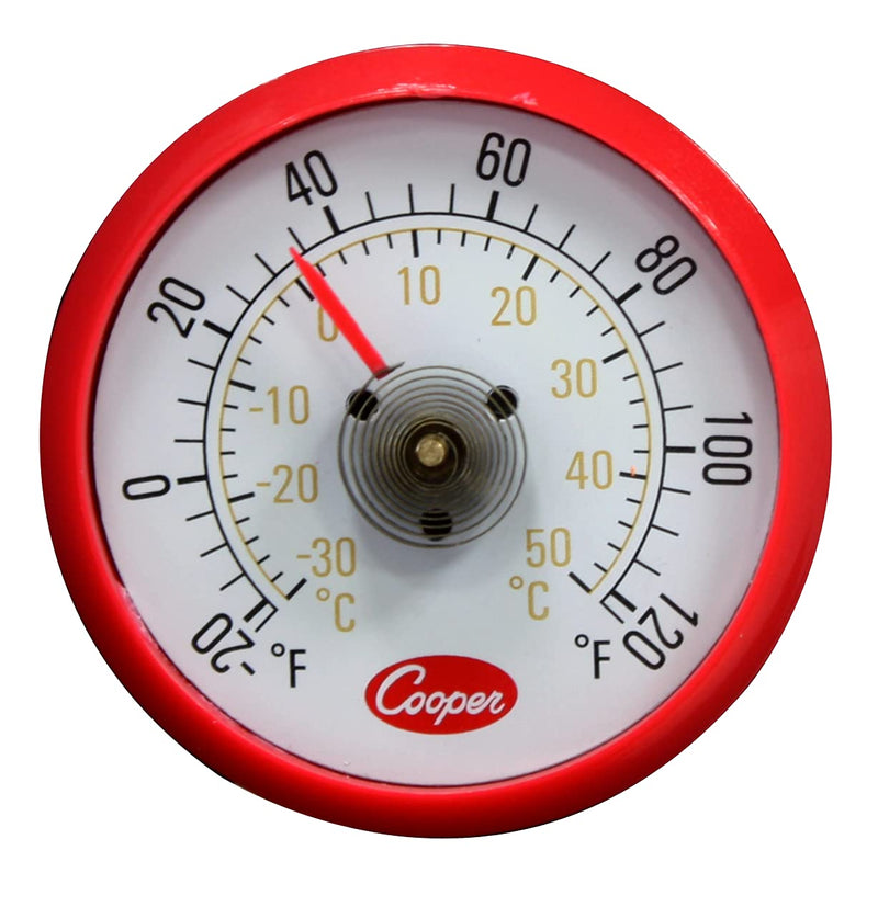 Cooper Cooper-Atkins 535-0-8 Cooler Thermometer with Magnet, -20°F/120°C 1 Count (Pack of 1) - BeesActive Australia