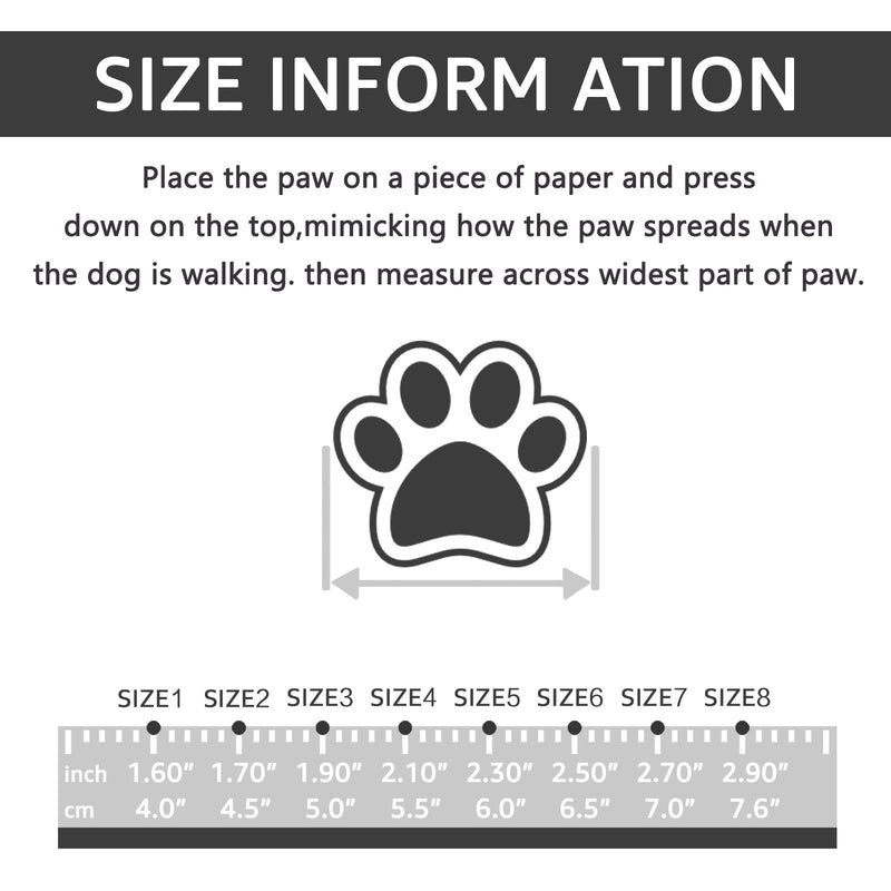 Dog Shoes, Outdoor Dog Boots Non-Slip Waterproof Dog Booties for Medium to Large Dogs 4Pcs for Winter Snowy Day, Summer Hot Pavement with Rugged Sole Black Size 5:（2.51''x2.36'')(L*W) for 41-60lbs - BeesActive Australia