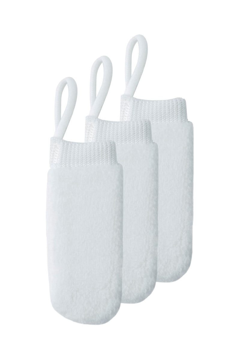 Petosan Microfiber Oral Cleaner Finger Cloth, 3-Pack - Gentle Pet Dental Care Tool for Dogs & Cats, Helps Prevent Plaque & Bacteria