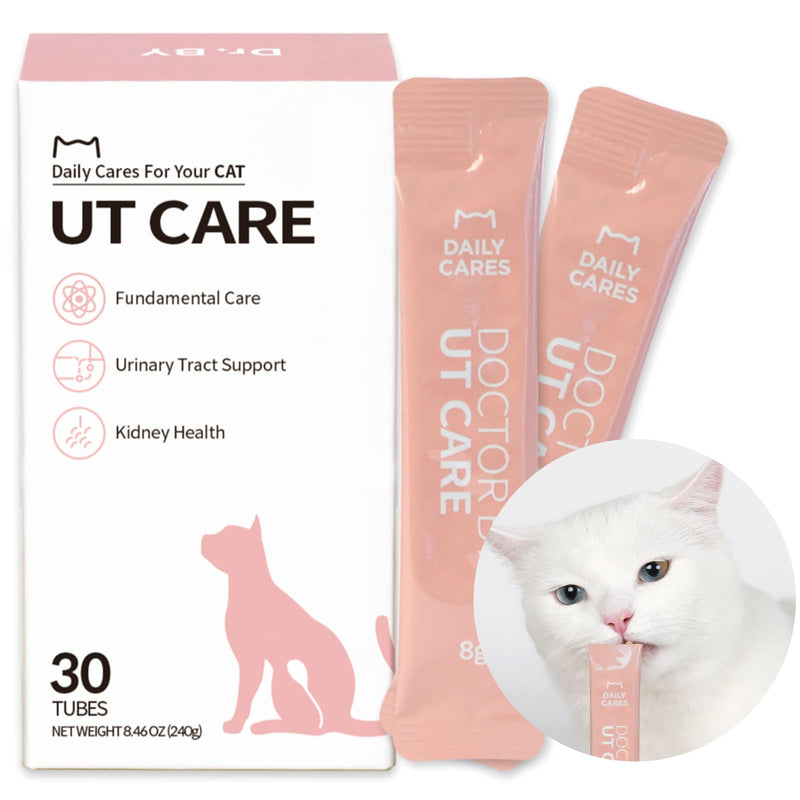 Dr.BY Cat Breath Bronchial Supplements Cat Nose Relief + Dr.BY UT Care Cat UTI Kidney Support Urinary Supplement Cranberry Treatments for Cats