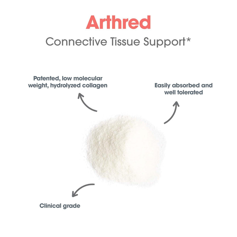 ARG Arthred Collagen Powder, Connective Tissue, 8.5 oz | 10.5 g Hydrolyzed Bovine Collagen Unflavored High-Absorption Powder for Connective Tissue Support, 22 Servings