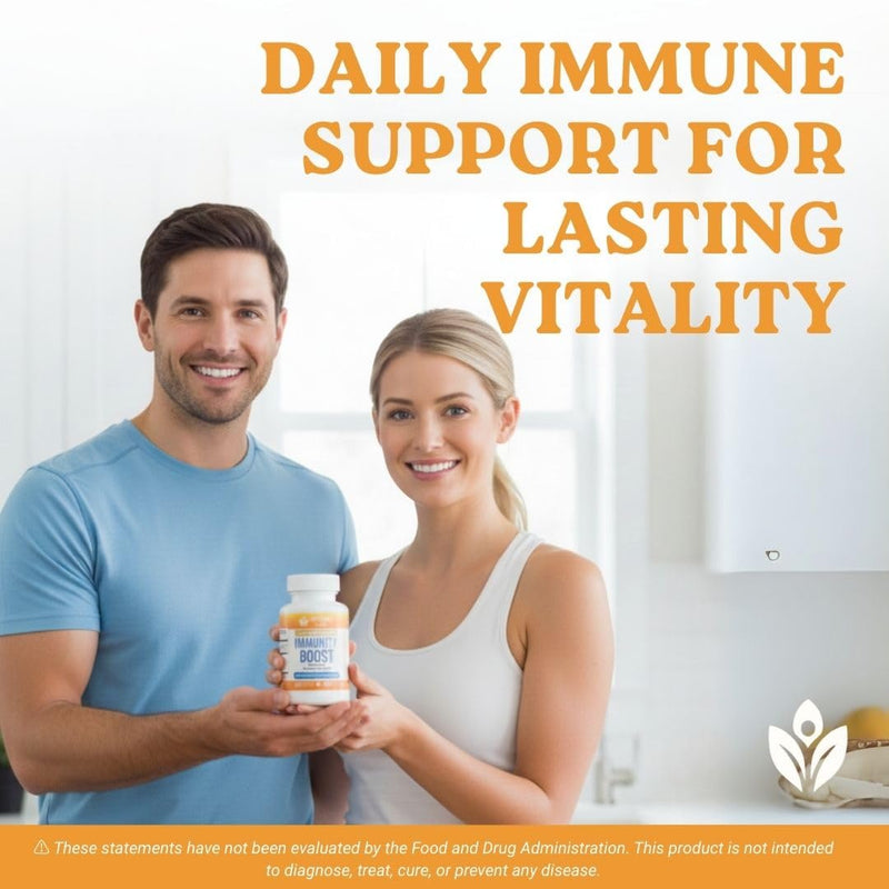 Immunity Boost, Vitamin C, E & Selenium Immune Support | Herbal Antioxidant Complex, Gut & Energy Balance Support, Non-GMO, Sugar Free, Vegan, 120 Capsules 120 Count (Pack of 2)
