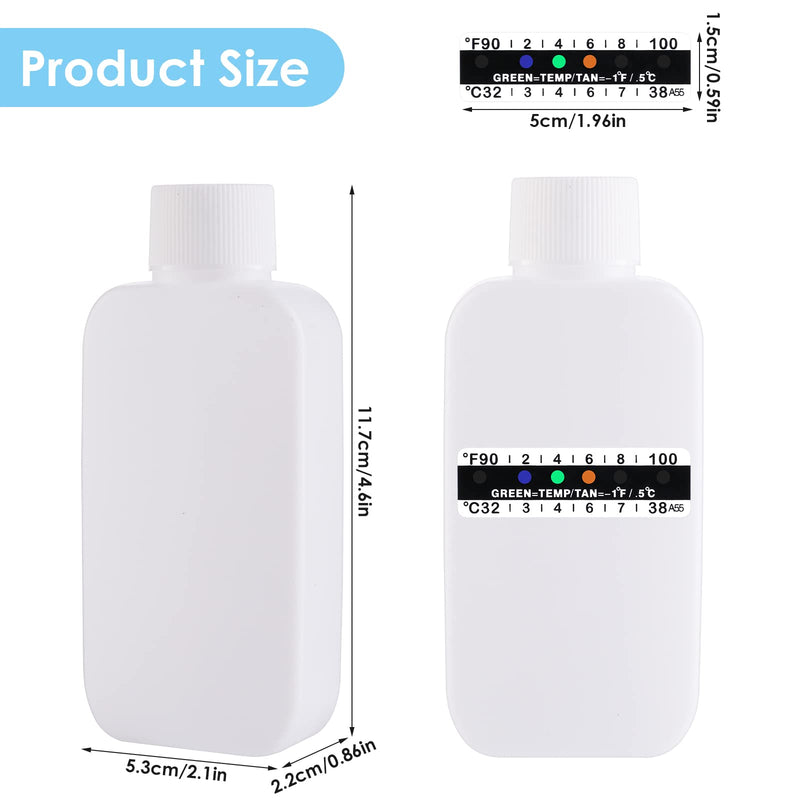 12 Pcs Urine Test Complete Kit, Include 2 Urine Test Bottles 10 Temperature Test Urine Strips - BeesActive Australia