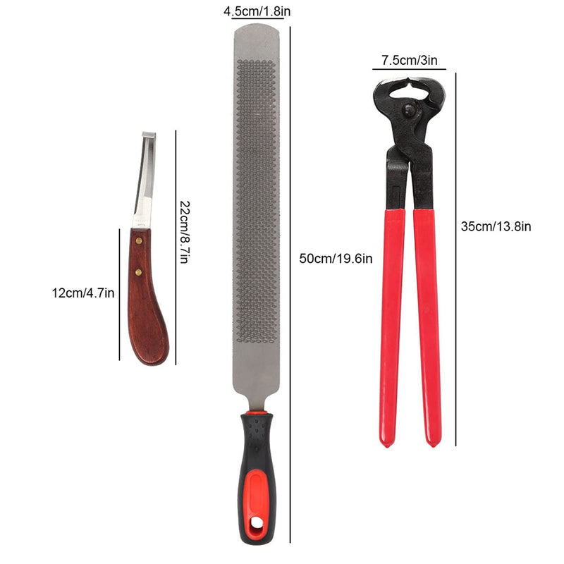 AYNEFY Horse Farriers,Professional Metal Shears Trimming Horse Equine Farriers Hoof Nipper Cutter Handle Knife Tools - BeesActive Australia