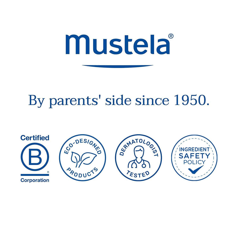 Mustela Baby Cleansing Wipes with Natural Avocado - For Face, Body & Diaper Area - Made with Compostable & Plastic Free Fibers - Lightly Scented - 20 or 60 ct. - 1, 3 or 6-Pack 20 Count (Pack of 1) - BeesActive Australia