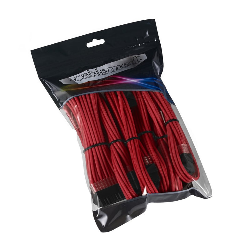 CableMod Pro ModMesh Sleeved Cable Extension Kit (Red) ModMesh Extension Kit Red - BeesActive Australia