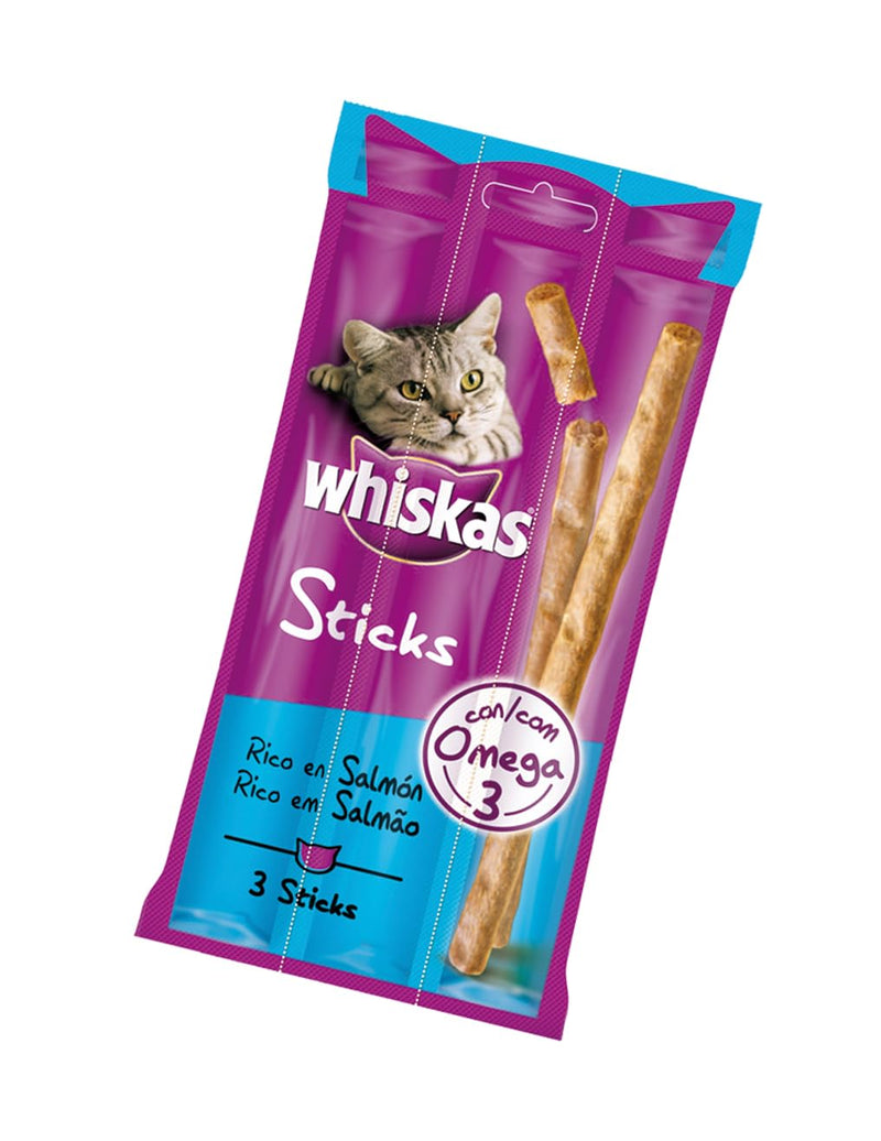Whiskas sticks 28x18g (504g) Ricco di salmone - BeesActive Australia