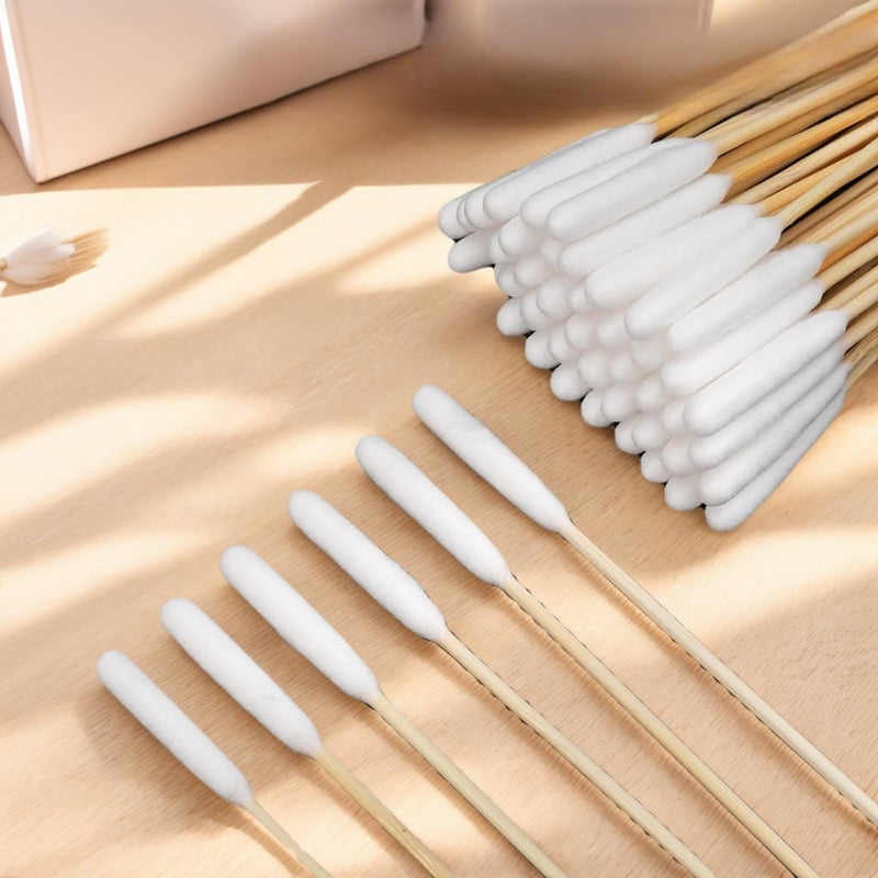 Pet Dog Ear Cleaner Cotton Buds,200 pcs Animal Ear Cleaner Big Cotton Swab Sticks Cotton Buds,Large Cotton Buds Animal Ear Cleaning Cotton Swab Sticks Remover Itchy for Pet Ear Wax Removal