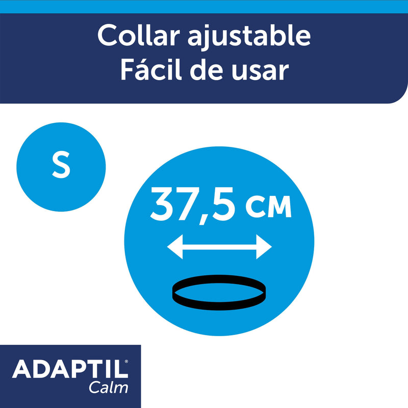 CEVA Adaptil Calm - Anti-Stress For Dogs - Fears, Loud Noises, Learning, Adoption - Collar S For Small Dogs