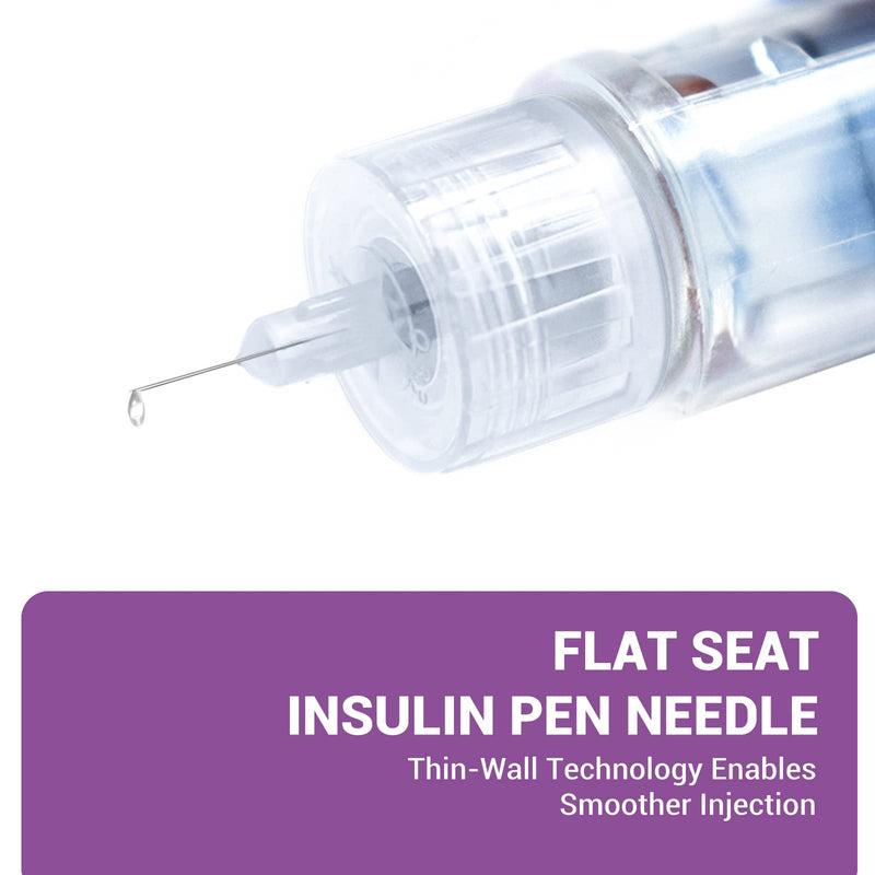 Pen Needles, Pen Needles for Insulin Injection 32G 5mm (3/16"), Compatible with Most Diabetes Pens (Pack of100)