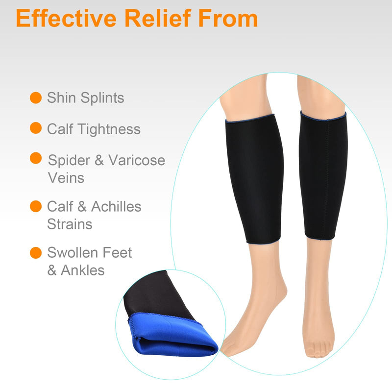 Cosmos Neoprene Calf Skin Compression Sleeve for Outdoor Sports 1 Pair - BeesActive Australia