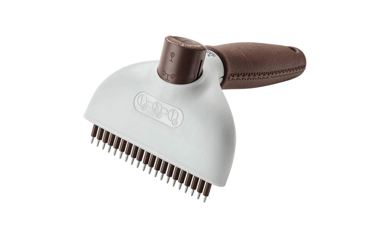 HUNTER SPA detangling curry comb, self-cleaning, for removing loose hair and dandruff, 17.0 x 11.5 cm, L - BeesActive Australia