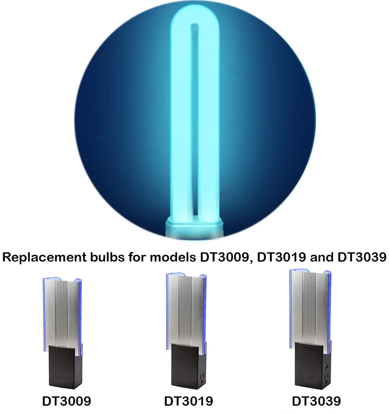 21050 Replacement Bulbs for DynaTrap | 9W Bulbs for Models DT3009, DT3019 and DT3039-2 Pack 2 Count (Pack of 1) - PawsPlanet Australia