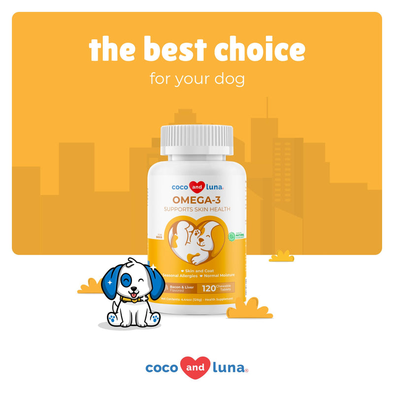 Milk Thistle + Omega 3 for Dogs Bundle - Liver and Kidney Support, Heart Health, Skin and Coat Support with EPA & DHA.