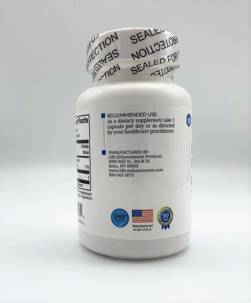Life Enhancement DHEA Original - 25 mg DHEA Supplement with 4 mg Vitamin C - 60 Servings DHEA 25 mg with 4 mg Vitamin C