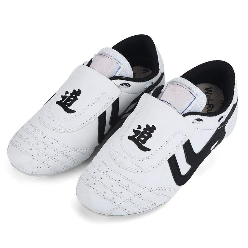 Dilwe Taekwondo Shoes, Kung Fu Taekwondo Indoor Mat Training Shoes 10 Sizes Soft Rubber Soles Martial Arts Sneaker for Women Men Kong Fu Taichi (36)