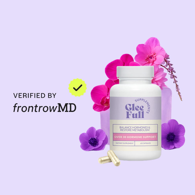 GleeFull Over 30 Hormone Support - Menopause Supplements for Women - Hormone Balance for Women - Hot Flash Relief - Menopause Support 60 Count (Pack of 1) - BeesActive Australia
