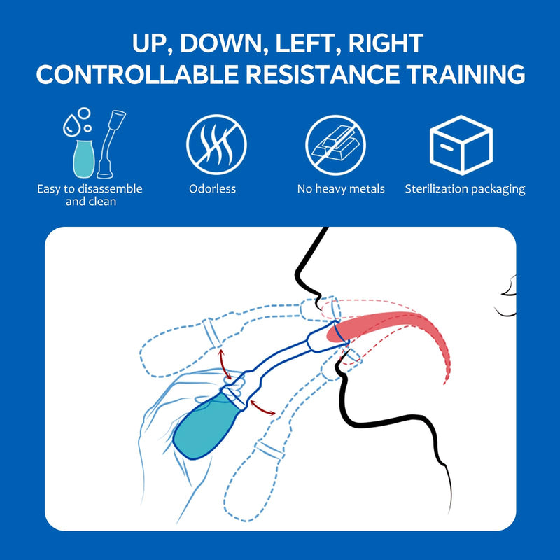 Tongue Exerciser Kit, Promotes Independent Eating and Clear Articulation‚Äì Oral Motor Stimulation Kit for Swallowing ‚ÄìHelps Support Oral Muscle Training for Home and Family Use - BeesActive Australia