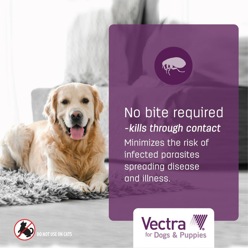 Vectra® for Dogs & Puppies Flea Treatment & Prevention for Small Dogs (11 – 20 lbs.) 3-Month Supply 3 Pack