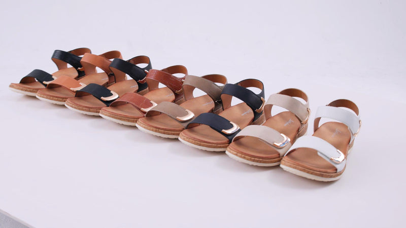 Littleplum Womens Sandals Arch Support Adjustable Comfy Flat Sandals for Women Summer Walking Shoes for Beach,Travel 11 Urban Khaki