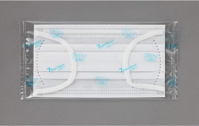 Fitty 7 Days Mask, EX Plus, Pack of 30, Regular Size, White -  Australia