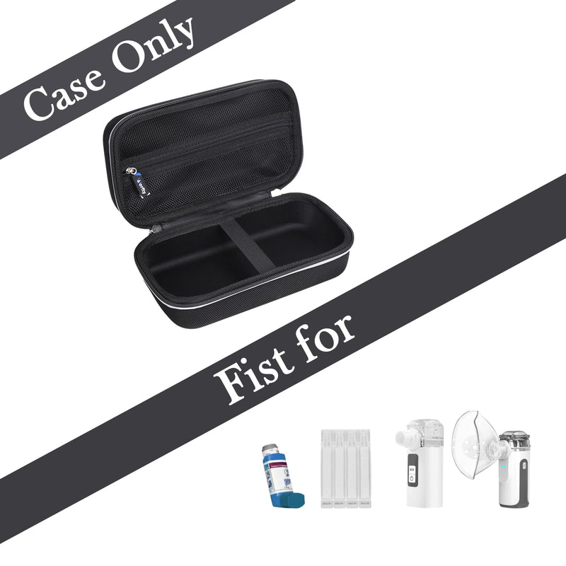 Carrying Case for Portable Nebulizer Machine for Adults and Kids - Hard Travel Protective Carrying Storage Bag (Black) Black - BeesActive Australia