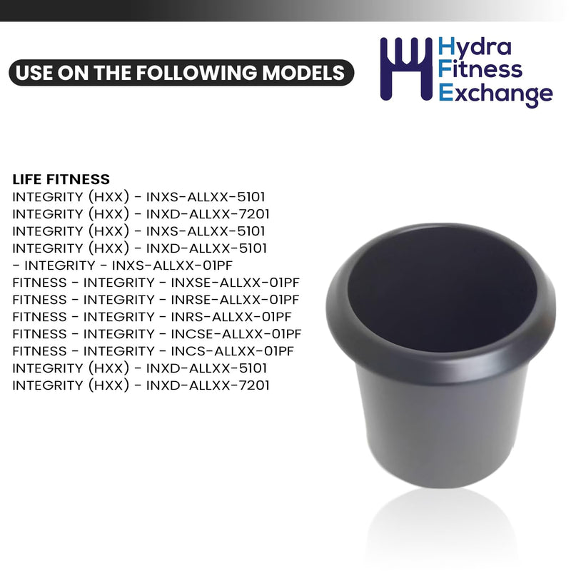 Charcoal Gray Cupholder 1001034-2400 Works W Life Fitness Integrity Elliptical
