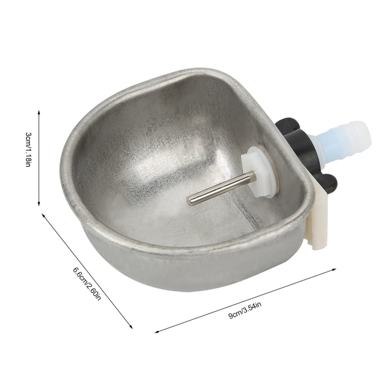 Rabbit Water Feeder, 10 Pack Splint Type Fixed Design Removable Hanging Pet Cage Water Bowl Anti Scratch Nipple Drinking Water Bowl Rabbit Breeding Equipment for Pet Care - BeesActive Australia