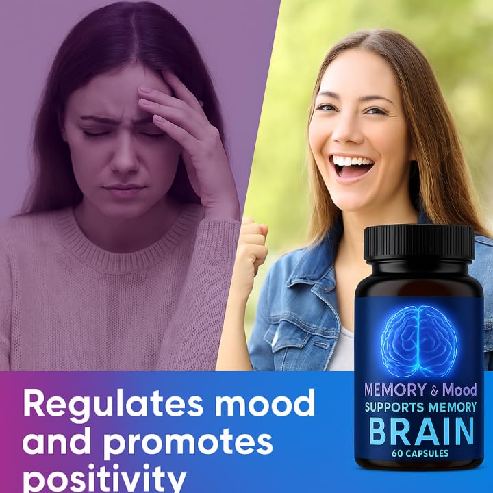 Nootropic Brain Supplements for Memory and Focus, Cognitive Support Formula with B Vitamins, Folate & Dihydromyricetin – Mental Clarity & Daily Performance, 60 Capsules (1) 1