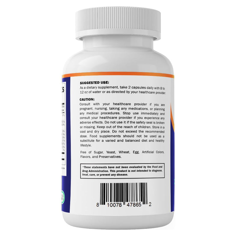Vitamatic Methylated B-Complex Vitamins – 240 Capsules | Includes Methyl B12, L-5-MTHF Folate, Choline, Inositol, B1, B2, B3, B5, B6, Biotin | 10 in 1 B Complex Supplement | Made in USA