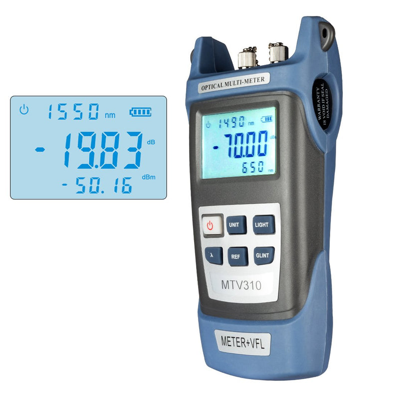 uxcell Fiber Optical Power Meter with Light Source SC FC Connector Optic Test Equipment for CCTV Communication Engineering -70 to 10 dBm - BeesActive Australia