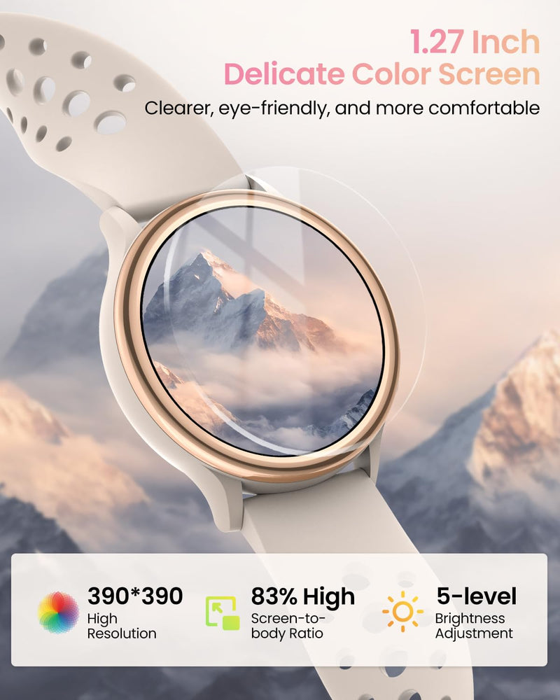 Smart Watches for Women Gifts (Answer/Make Calls) for Android Phones iPhone Compatible, 2024 Christmas Birthday Gifts for Women Men 7/24 Fitness Watches for Women Fitness Tracker for Womens, Pedometer - BeesActive Australia