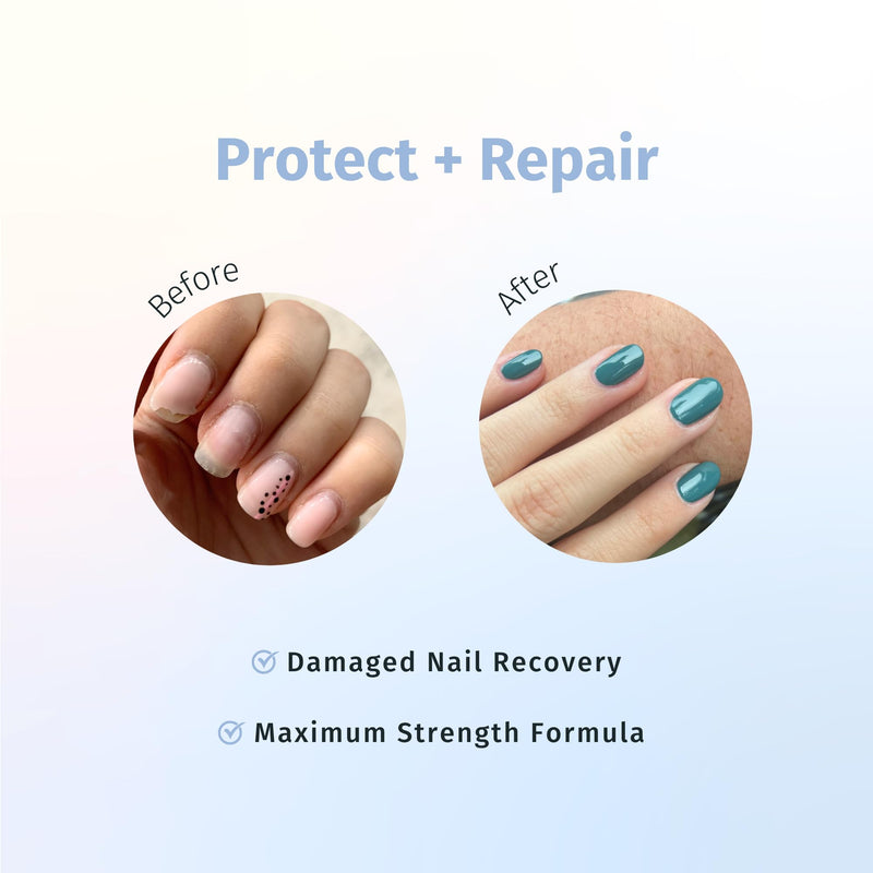 Duri Rejuvacote 1 Original Maximum Strength Nail Growth System Base and Top Coat - Nail Hardener Repair Chipping Strengthen Breaking and Brittle Treatment, by Duri Cosmetics (Pack of 1) Clear 0.45 Fl Oz (Pack of 1)