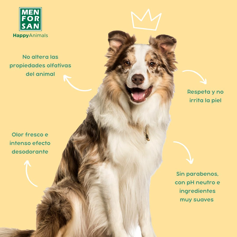 MENFORSAN Eau de Toilette for dogs | Tropical | Intense and refreshing scent | Deodorizing effect | With very mild ingredients that do NOT irritate the skin | With neutral pH value | 125ml - BeesActive Australia