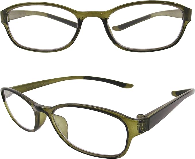 [CACALU] Reading glasses that hang around the neck, Square, Stylish, Senior glasses, Lightweight, TR90 material, Blue light cut, Anti-fog coat, Lenses -  Australia