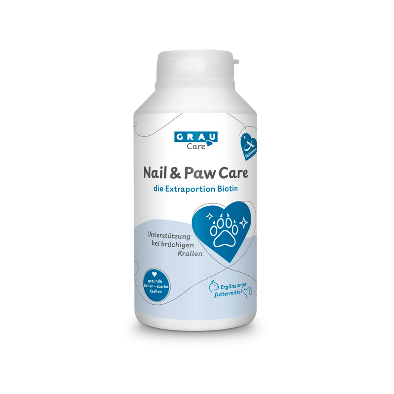GRAU Original Biotin Forte Tablets for Dogs and Cats, for Smooth Fur and Strong Claws, Pack of 1 (1 x 400 Tablets), Feed Supplement
