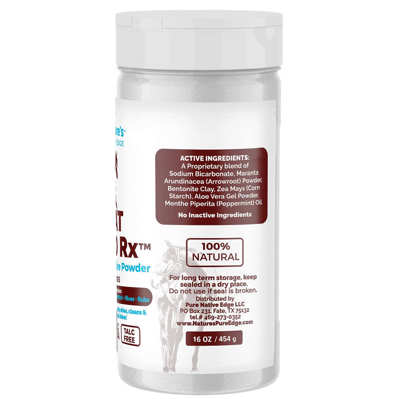Coat Guard Rx™ Large 16 oz. Daily Preventative Powder for Horses - Coat and Skin treatment & Dry Shampoo for Horses. 16Oz - BeesActive Australia