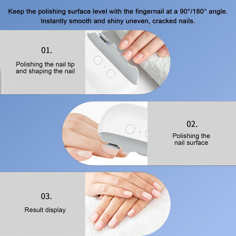 Easy Clip Smart Nail Clipper, Easyclip, 2025 Upgraded 3-in-1 Automatic Nail Trimmer with LED Light and Clip Storage, Safer for Infants, The Elderly, and Adults (Grey) Grey - BeesActive Australia