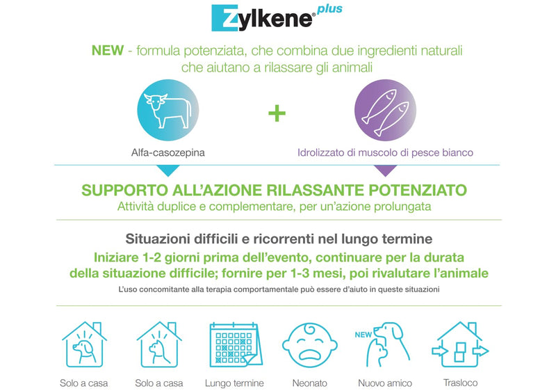 CentroVete Zylkene Plus for Dogs and Cats Weighing Under 10kg, 30 CPS, Helps Relax Dog and Cat with Recurring Discomfort - BeesActive Australia
