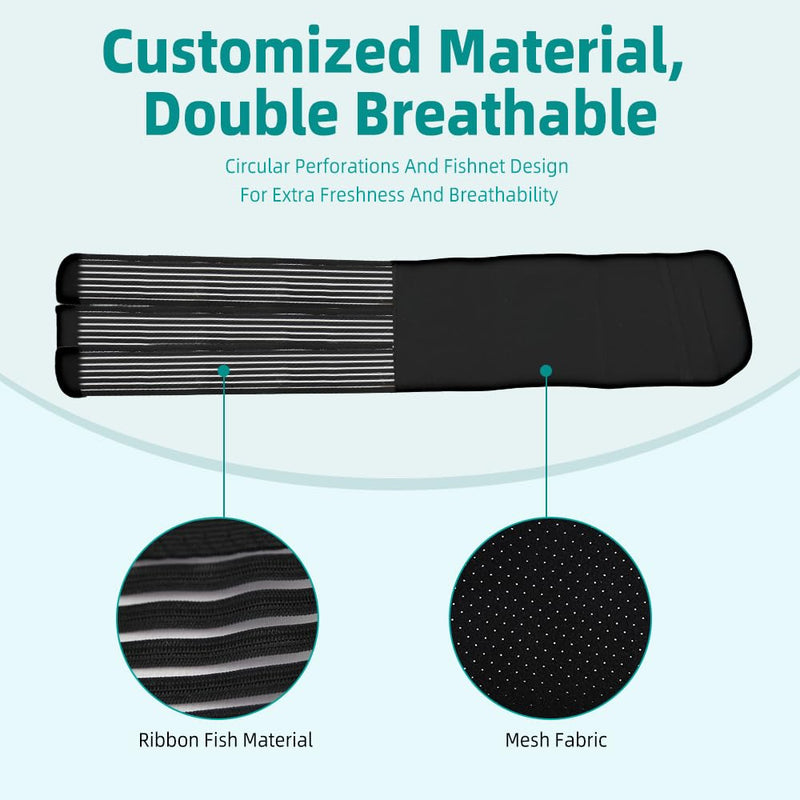Rib Brace for Women Men,Breathable Chest Binder,Rib Protector Wrap & Chest Brace for Dislocated or Injured Ribs (M(25"-33")) M(25"-33") - BeesActive Australia